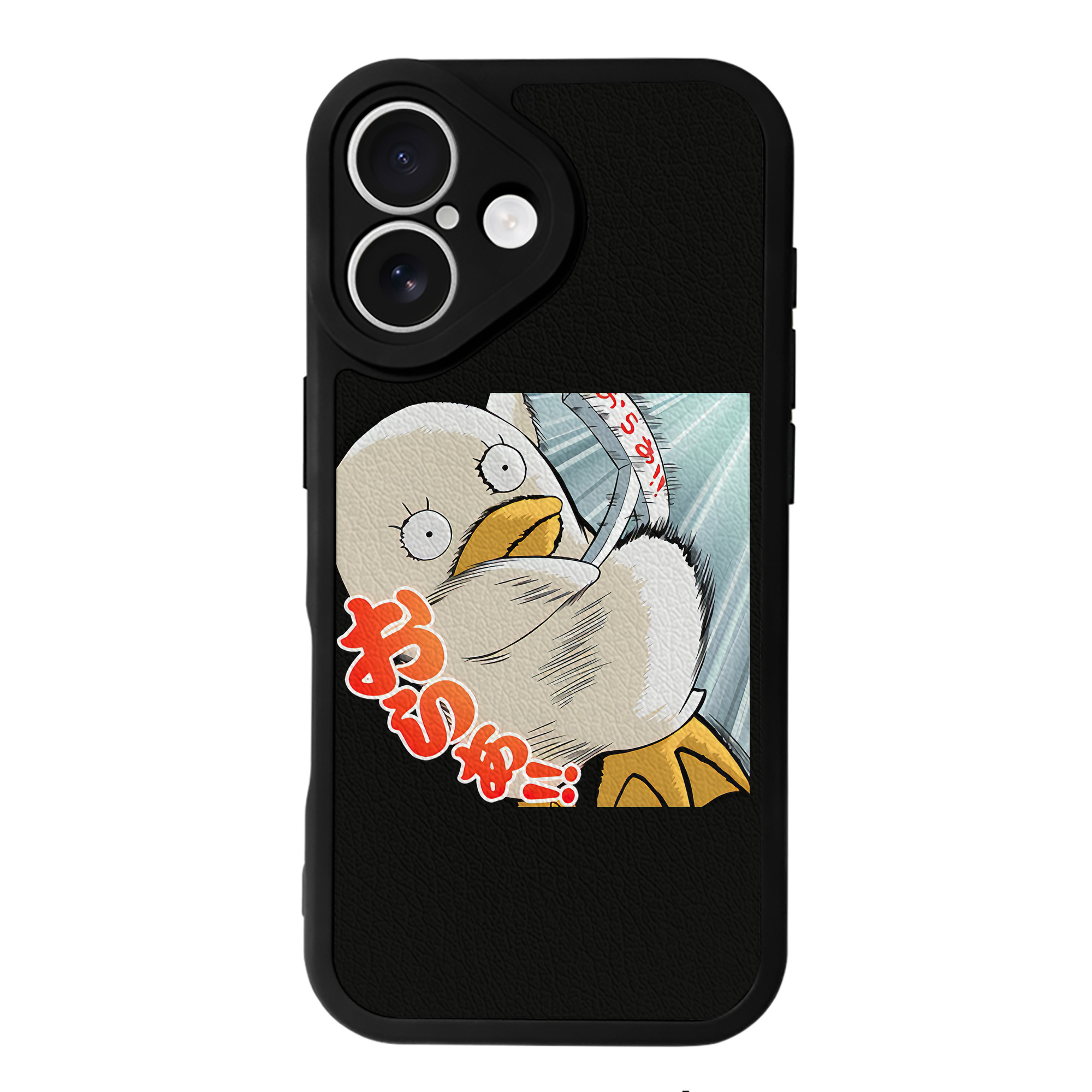 （画像用） ぎんたま 坂田銀時（さかたぎんとき） 神楽 志村新八（しむら しんぱち） GINTAMA Sakata Gintoki Kagura Shimura Shinpachi 【iPhone 16シリーズ対応】シリコンスマホケース（レザー調） 材質：シリコン